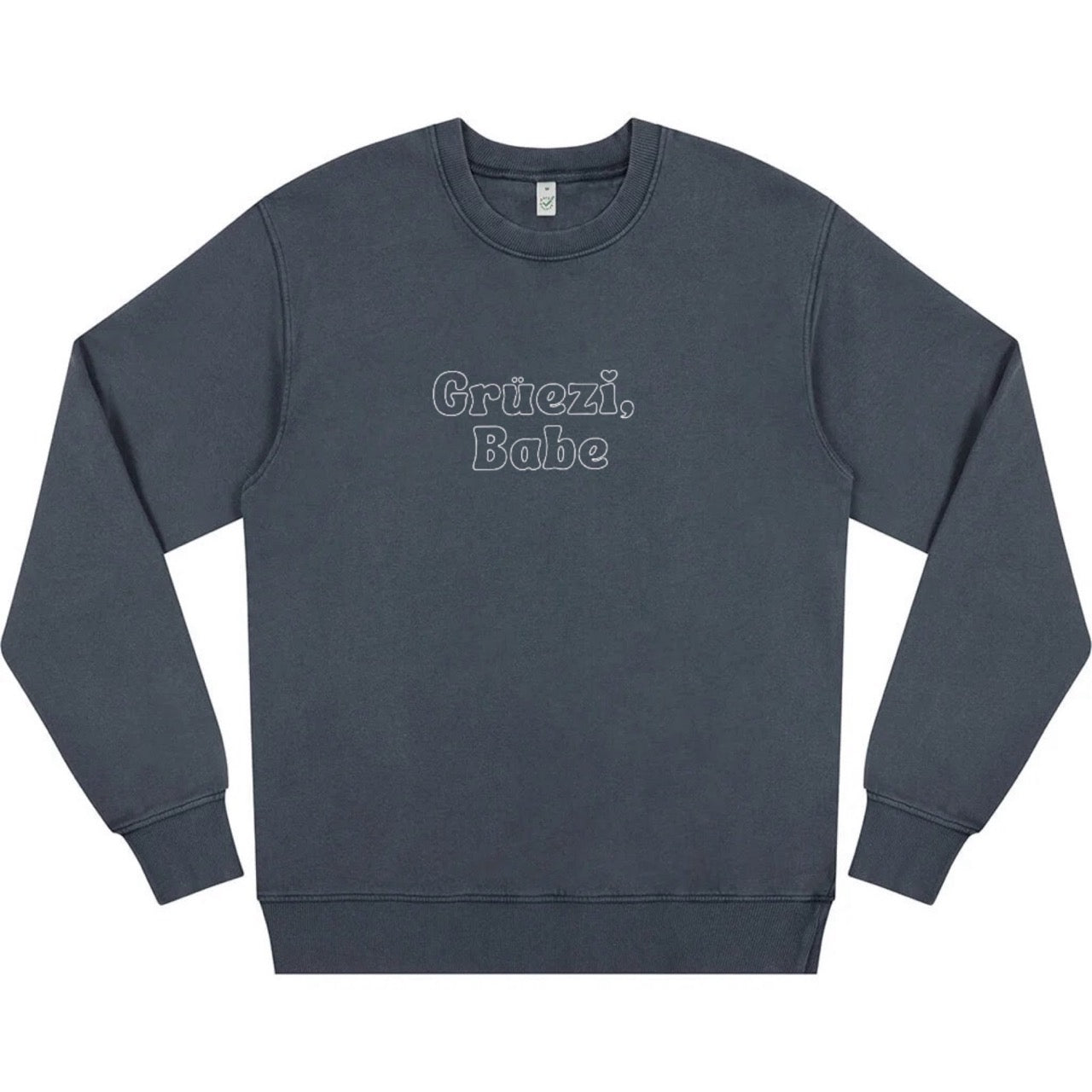 "Grüezi, Babe" Unisex Loose-Fit Sweatshirt