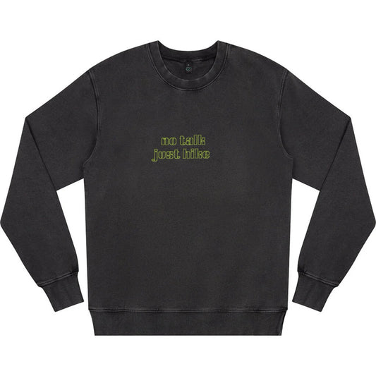"No Talk Just Hike" Unisex Loose-Fit Sweatshirt