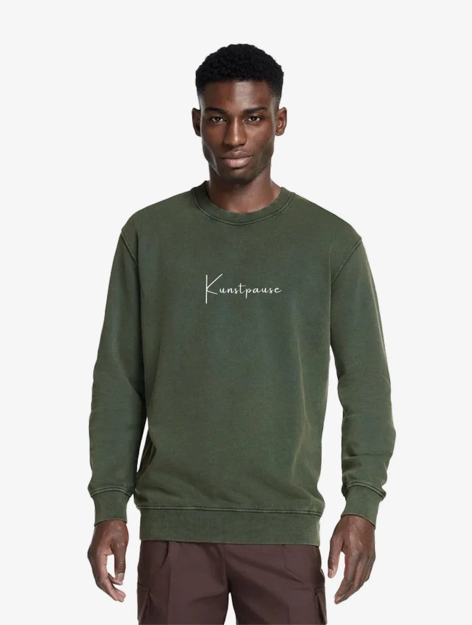 "Kunstpause" Unisex Loose-Fit Sweatshirt